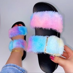 Fluffy Fur Slippers